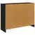 Kreveta s ladicama Crni hrast 102 x 32 x 73,5 cm