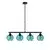 Opviq Luster Benek-15-14432, 80x15x80cm, IP20, Crno-plavi