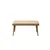 HANAH HOME Vina Mini 03 1005 Oak Cream Produžni set trpezarijskih stolova i stolica (6 komada))