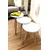Hanah Home Set uklopivih stočića, 3 komada, Beli