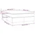 Vidaxl Box spring postelja z vzmetnico krem 140x190 cm blago