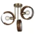 Opviq Luster Manya-52-13, 14x14x2,5cm, 36cm, IP20 Braon-zlatne boje