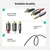 KABL 3.5MM TO 2X CINCH 5M Gold UGREEN AV102