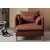 ATELIER DEL SOFA Fotelja Flexy Tile Red
