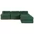 Modularna sofa 4 pcs Zelena Tkanina
