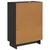 Kreveta s ladicama Crna 66 x 34,5 x 90 cm Konstruirano drvo