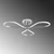 Opviq Luster Metalni, 68x14x68cm, Siva