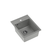 Quadron Ugradna sudopera JOHNNY 90 GraniteQ, silver stone/steel, HCQJ3950SZK