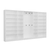 Hanah Home Ormar za hodnik Noah 8465, 360x210x35 cm, Beli