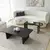 Hanah Home Set klub stolova Luna, 2 komada, Crna