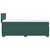 Vidaxl Box spring postelja z vzmetnico temno zelena 90x200 cm žamet