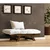 Hanah Home Baštenska sofa sa jednim sedištem i jastukom, Orah i bela