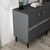 HANAH HOME Komoda Iris Anthracite Silver