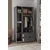 HANAH HOME Garderober Arden 3 Anthracite