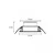 PROSTO Ugradna lampa, 30W, LED, Dnevno svetlo LUG1880-30/W