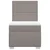 Vidaxl Box spring postelja z vzmetnico taupe 80x200 cm blago