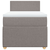 vidaXL Box spring postelja z vzmetnico taupe 90x200 cm blago
