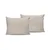 De Cream Satin Jastučići (Set od 2 komada)