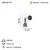 Opviq Zidna lampa Under-52-19, 10x10x3cm, 28cm, IP20, Šarena