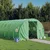 Staklenik s čeličnim okvirom zeleni 36 m2 12 x 3 x 2 m
