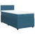 Vidaxl Box spring postelja z vzmetnico modra 90x200 cm žamet