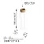 Aberto Design Dekorativna saksija GED-024-C, 23x108x23 cm, Bela