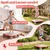 Northix Otroški mini trampolin, 25,5 palcev, nedrseč, rdeč