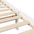 Vidaxl Posteljni okvir brez vzmetnice bel 75x190 cm trdna borovina