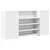 Recepcijski stol Bijeli 200x50x103,5 cm Inženirsko drvo