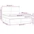 Vidaxl Box spring postelja z vzmetnico temno siva 160x200 cm blago