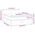 Vidaxl Box spring postelja z vzmetnico temno modra 140x200 cm žamet