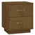 Vidaxl Nočna omarica 2 kosa medeno rjava 40x34x45 cm trdna borovina