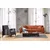 Atelier del Sofa Trosed Petra 3 212x86x69cm Narandžasti