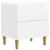 Noćni ormar 2 pcs Bijela visokog sjaja 43 x 34,5 x 48 cm