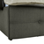 Carryhome OBLAZINJENA POSTELJA 180 cm  x 200 cm , les, tekstil temno siva