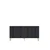 Hanah Home komoda Slim 150, 150 cm, antracit / zlatna