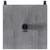 Baza za suncobran Tamno siva drvenasta 45 x 45 x 31,5 cm