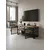 Hanah Home TV komoda Zent, 90 cm, atlantski bor / crna