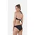 Barts SOLID CROSS HALTER, kopalke ž.top bikini, črna 2480