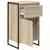 Kreveta s ladicama Sonoma 43 x 36 x 75,5 cm Konstruirano drvo