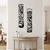 Wallity Set zidnih dekoracija Tiki, 20x84 cm, 1.5 mm, 2 komada, Crna