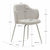 Bež jedilni stoli v kompletu 2 ks Yunia – Kave Home
