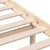 Vidaxl Posteljni okvir 135x190 cm trden les