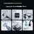 Dacom Bluetooth slušalice AirWings, 32GB, Crne