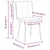 Vidaxl Jedilni stoli 4 kosi moder žamet