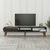 HANAH HOME Milan Alt Walnut Anthracite