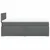 Vidaxl Box spring postelja z vzmetnico temno siva 120x190 cm blago