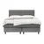 Boxspring Krevet Primo 180/200 cm , grafitno siva