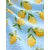 Next Kombinezon nebeško modra/limonino-rumena/oliva