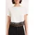 Trendyol Milla Ženska majica TWOSS26TS00224, Bela
